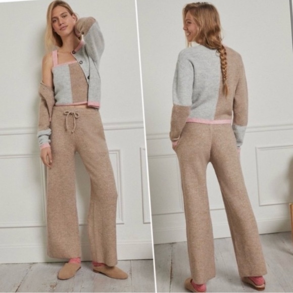 3-piece Anthropologie Saturday Sunday cozy Dina lounger knitwear set - Picture 8 of 16